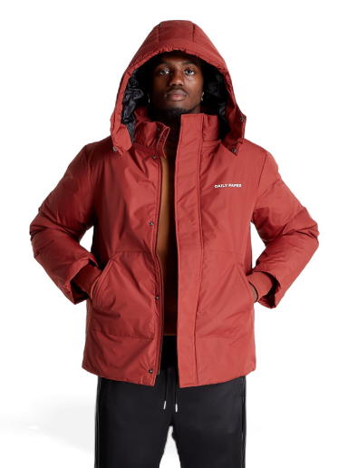 Puffer takki DAILY PAPER Nuraz Puffer Jacket Punainen | 2221193
