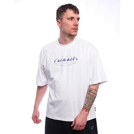 T-paita Karl Kani Karl Kani Woven Signature Chrome Logo Crop Tee Valkoinen | KK-60300356