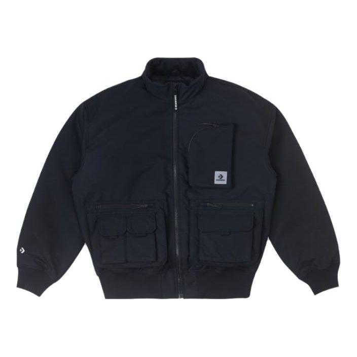 Bomber-takki Converse Short Bomber Jacket Musta | 10025251-A03