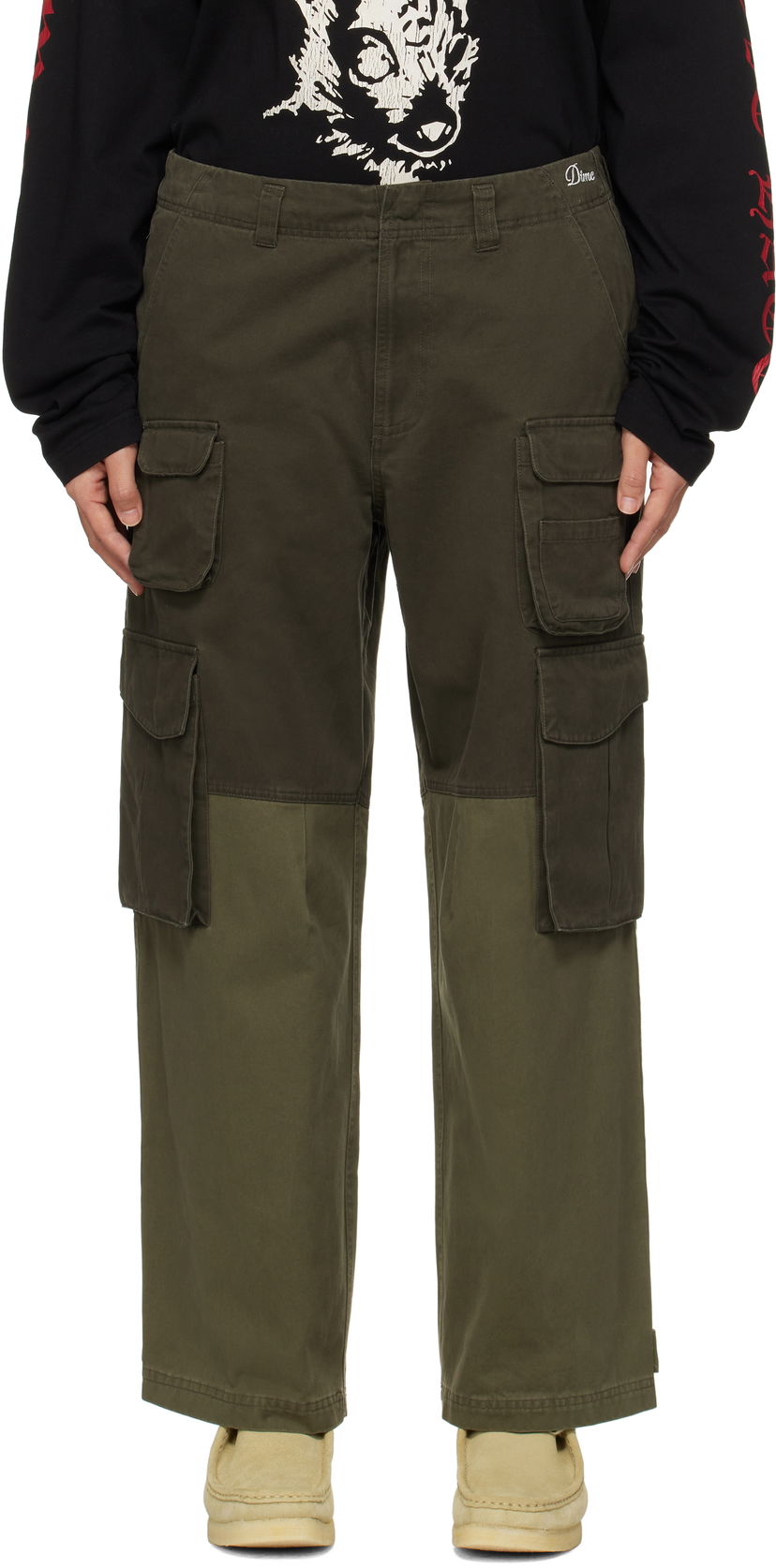 Cargo housut Dime Fishing Cargo Pants Vihreä | DIMEFA2449OLI