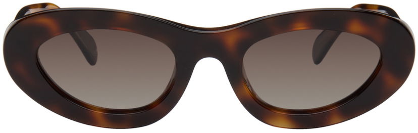 Aurinkolasit Anine Bing ANINE BING Roma Oval Sunglasses Ruskea | A-12-10090-TTI3