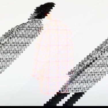 Takki BAPE A BATHING APE Logo Check Pattern Long Coat Beige Beige | 001LJJ801055I BEI, 3