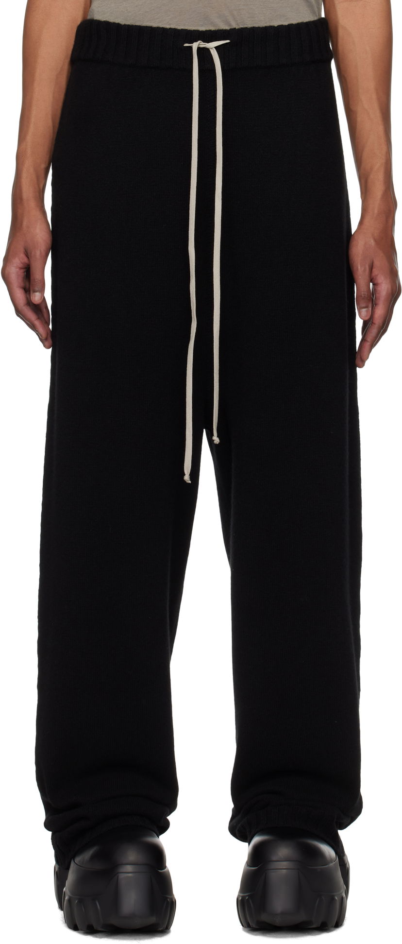 Verryttelyhousut Rick Owens Rick Owens Hollywood Track Lounge Pants Musta | RU01E5668 KLWS
