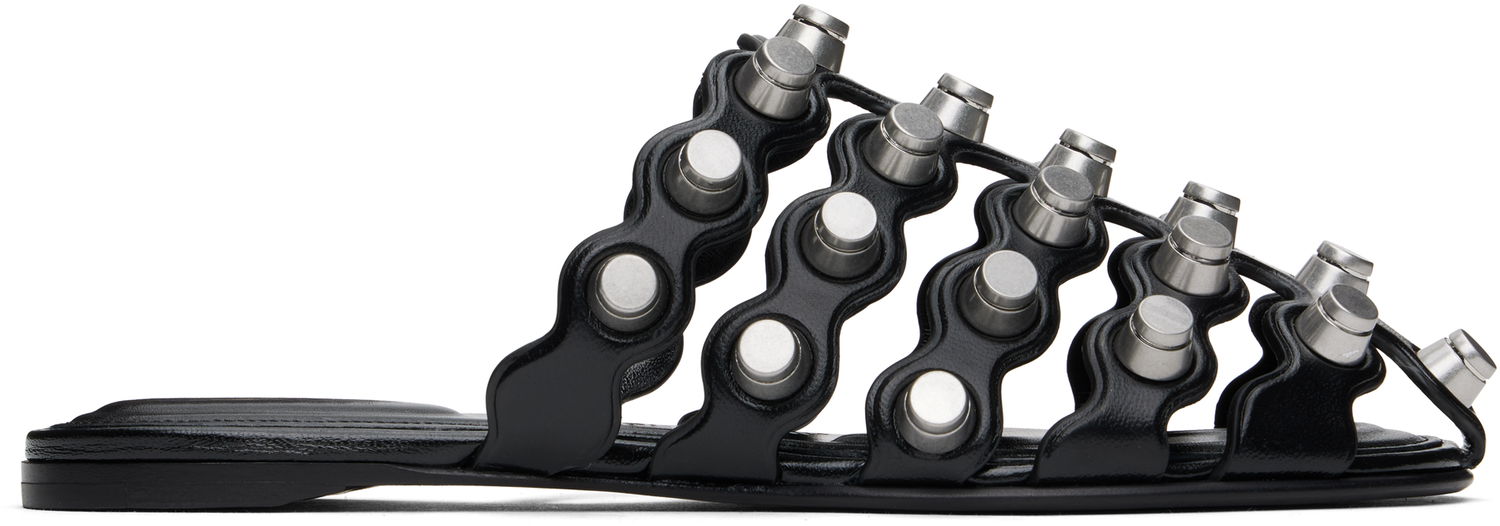 Tennarit ja kengät Alexander Wang Alexander Wang Rexa Cage Slide Sandals Musta | 30125M014, 0