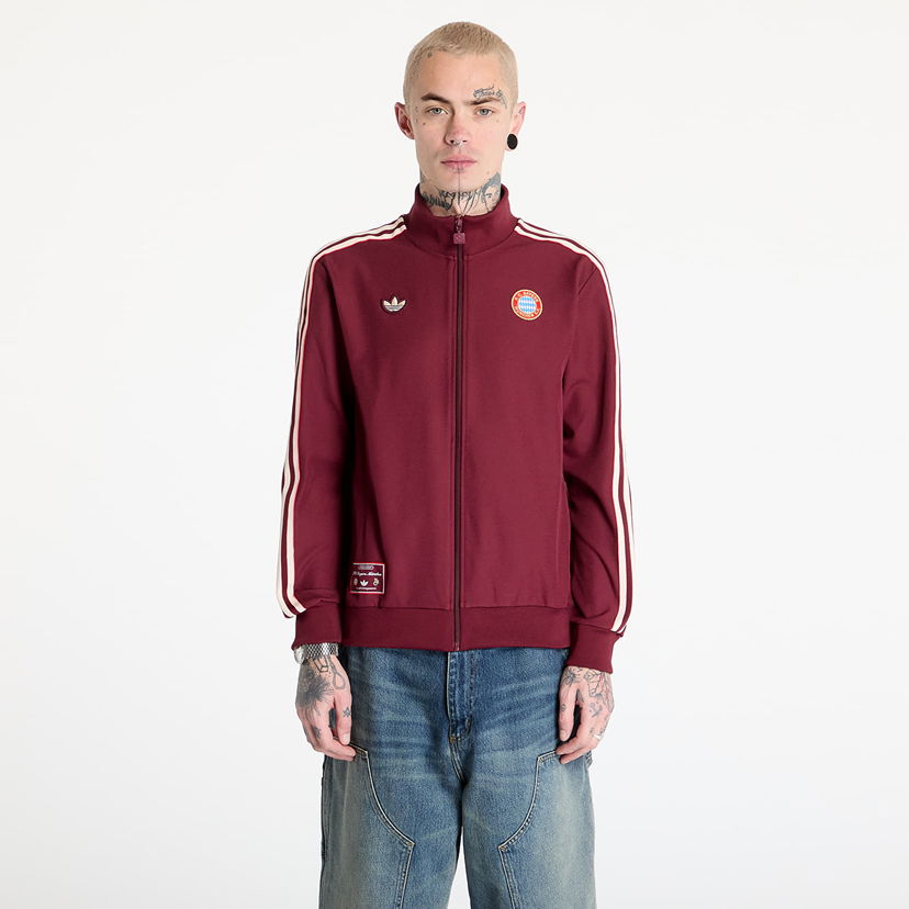 Verryttelypuku adidas Originals FC Bayern Muenchen Icon Track Top Burgundia | JF0582