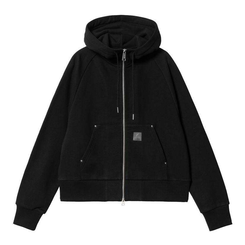 Huppari Carhartt WIP Hooded Eldon Jacket Musta | I034374_8