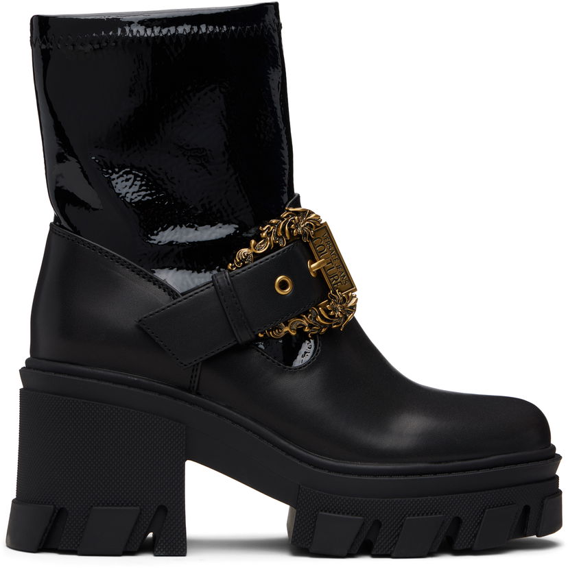 Tennarit ja kengät Versace Sophie Baroque Buckle Boots Musta | E79VA3S80_EZSC73
