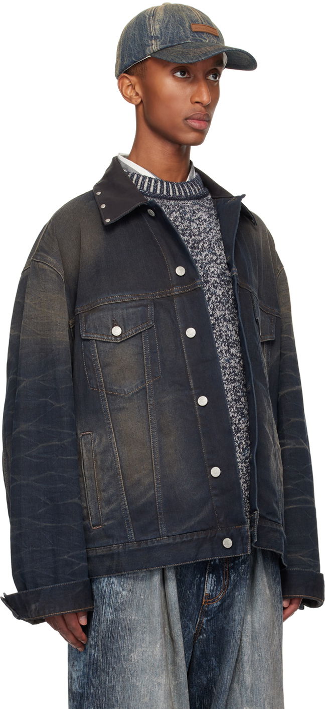 Takki Acne Studios Acne Studios Oversized Denim Jacket Sininen | C90174-, 1