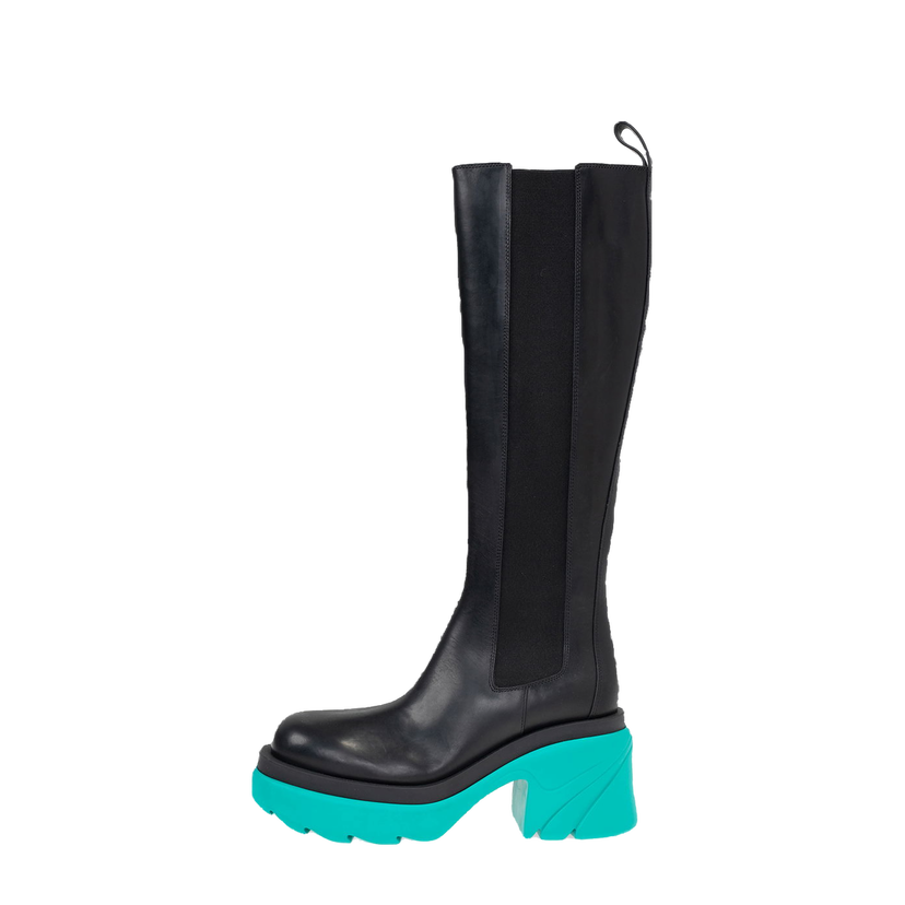Tennarit ja kengät Bottega Veneta Leather Heel Boots Musta | 667149VBS501474