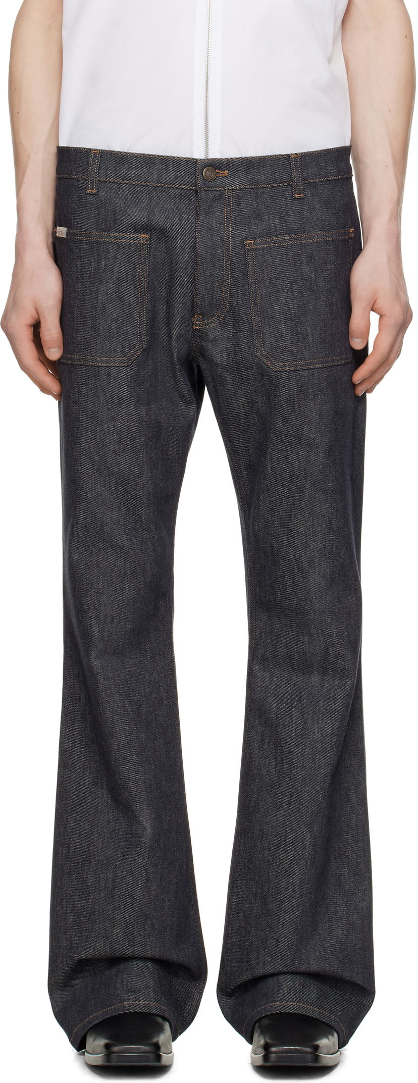 Jeans Courrèges Courrèges Bootcut Jeans Sininen | 125DPA208DE0035