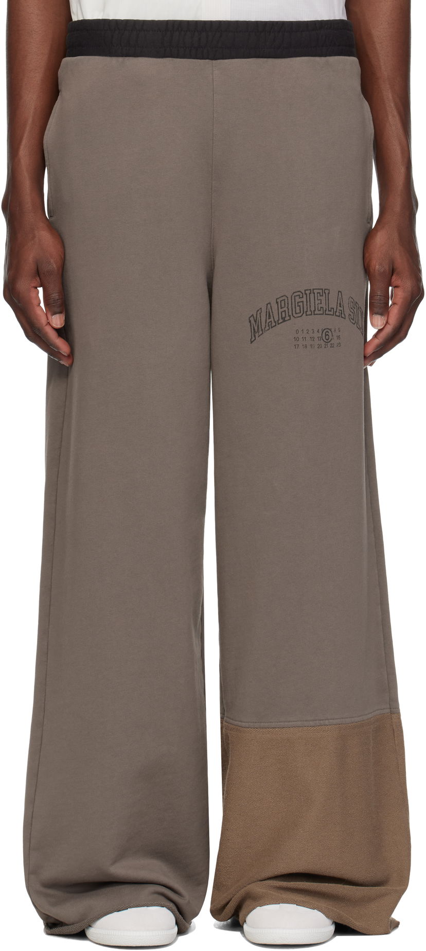Verryttelyhousut Maison Margiela MM6 Maison Margiela Washed Sweatpants Harmaa | SH0KA0041 MTJ016