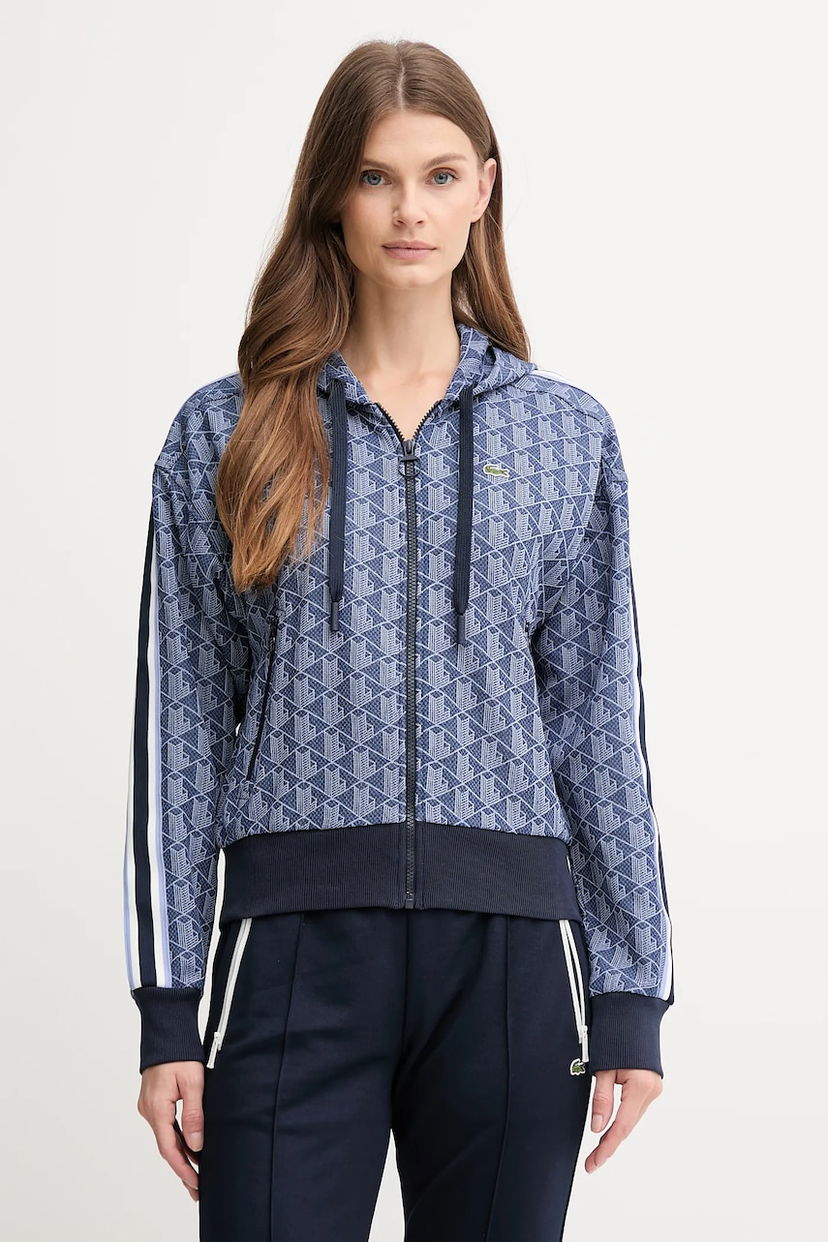 Huppari Lacoste Lacoste Hooded Track Jacket Sininen | SF7606