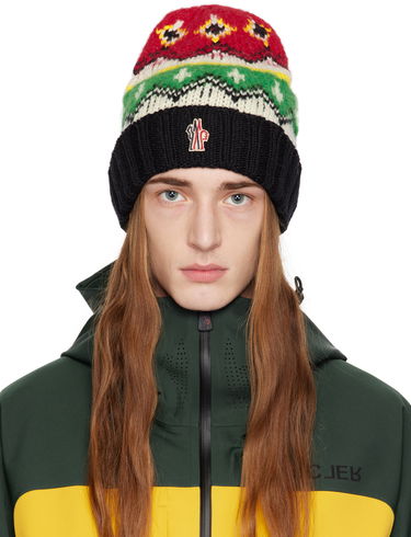 Pipo Moncler Grenoble Wool Beanie Punainen | I20973B00019M2865, 0