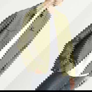 Paita Fred Perry Fred Perry Zip Through Overshirt Vihreä | M5684-X21, 2