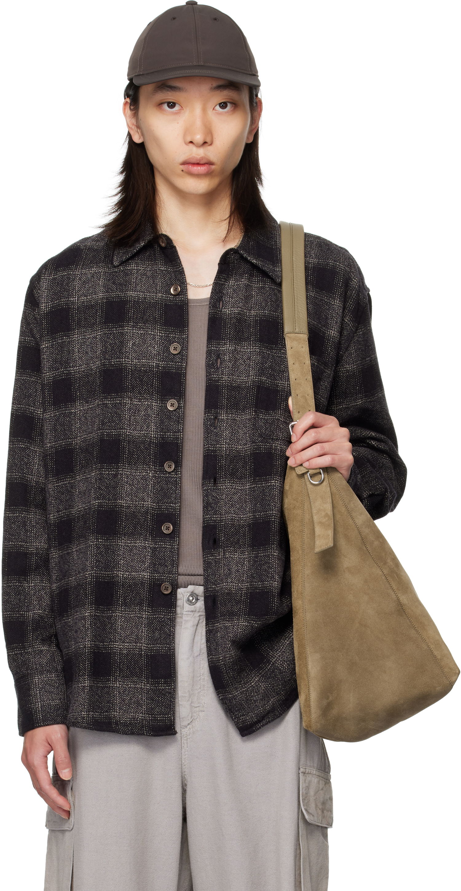 Paita OUR LEGACY OUR LEGACY Checked Button-Down Shirt Harmaa | M4252AO, 0