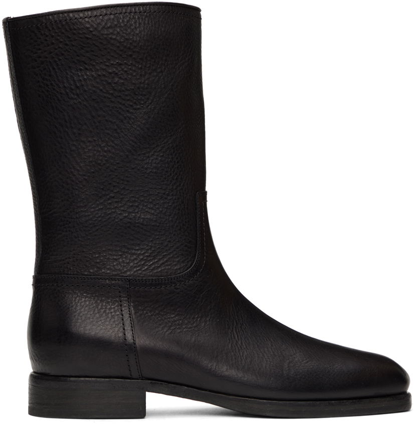 Vaatteet The Row The Row Ranger Leather Boots Musta | F1309-L74