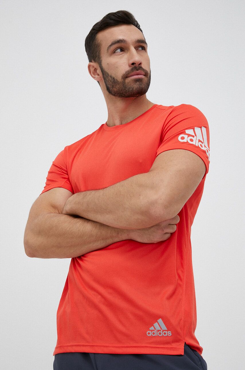 T-paita adidas Performance Run It Tee Punainen | IC7641, 0