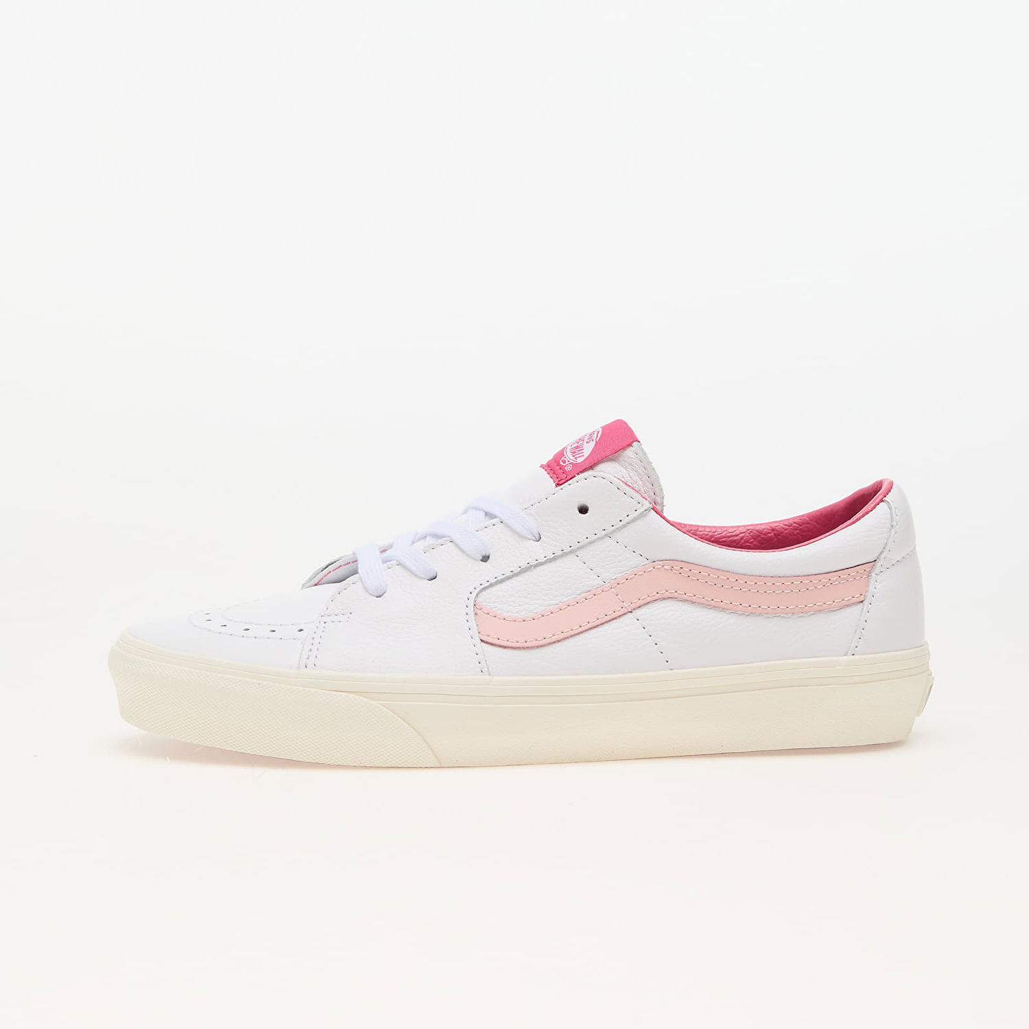 Tennarit ja kengät Vans Sk8-Low Premium Leather Hot Pink Valkoinen | VN0009QRAFJ1, 0