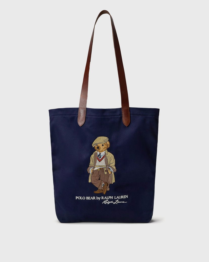 Kangaskassi Polo by Ralph Lauren Polo Bear Canvas Tote Bag by Ralph Lauren Tummansininen | 405974589001