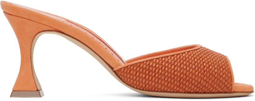 Asusteet Manolo Blahnik Manolo Blahnik Jadara Heeled Sandals Oranssi | 424-1982