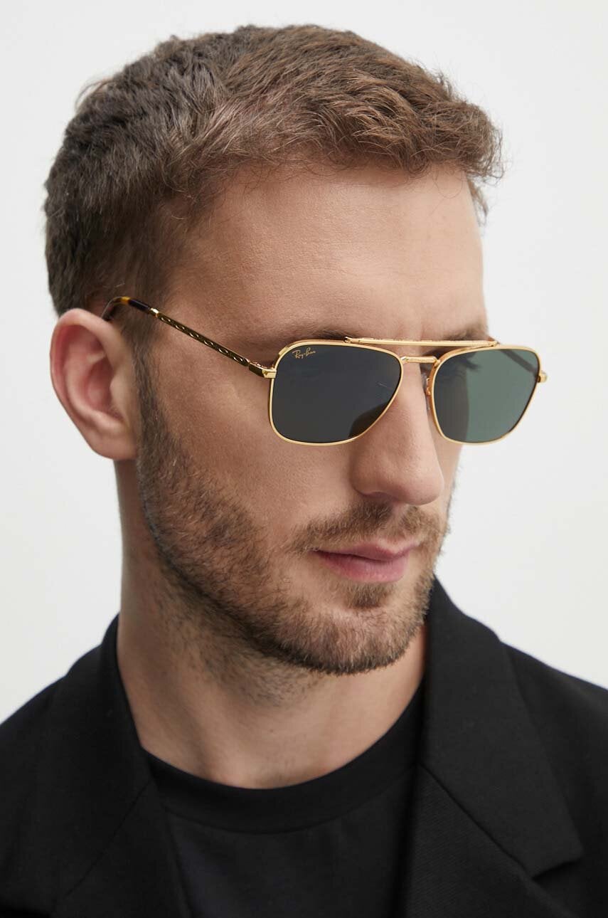 Aurinkolasit Ray-Ban NEW CARAVAN Pilot Sunglasses Metallinen | 0RB3636.91963155, 0
