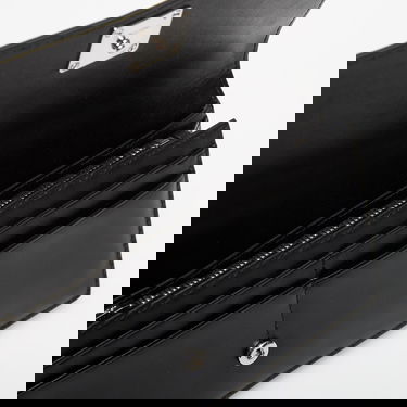 Lompakko CALVIN KLEIN Calvin Klein Emblem HW Long Bifold Wallet Musta | LV04F1098G UB1, 4