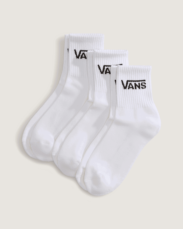 Sukat Vans Classic Half Crew Socks (3 Pairs) Valkoinen | VN000QBWWHT, 0