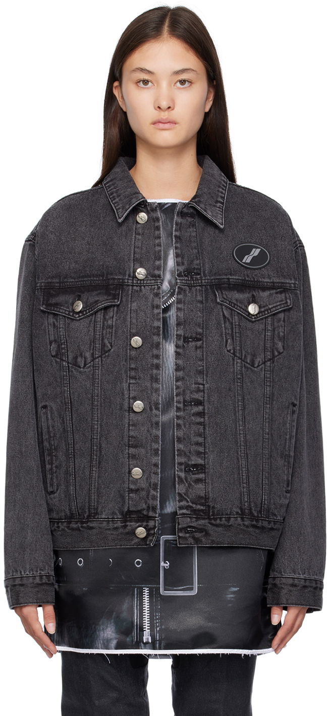 Takki We11done We11done Faded Denim Jacket Musta | WD-DJ4-20-017-U-WB, 0