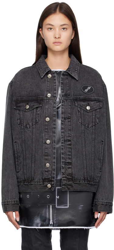 Takki We11done We11done Faded Denim Jacket Musta | WD-DJ4-20-017-U-WB, 0
