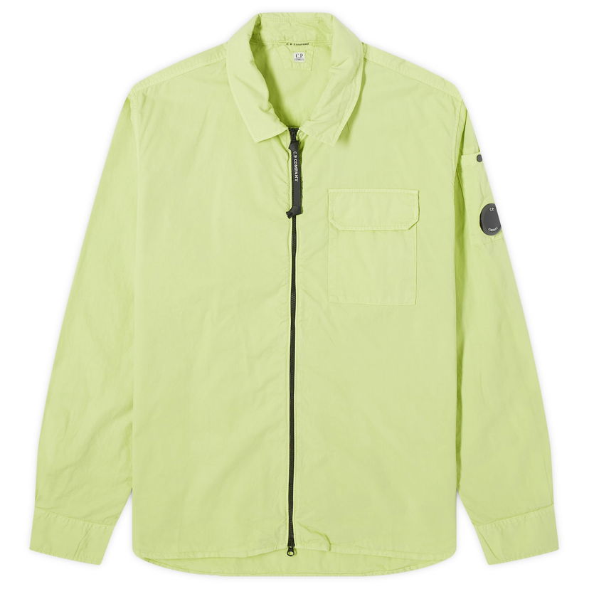 Paita C.P. Company Gabardine Zipped Vihreä | CMSH158A-002824G-613