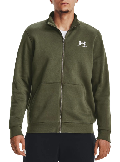 Huppari Under Armour Essential Fleece Track Sweatshirt Vihreä | 1381035-390