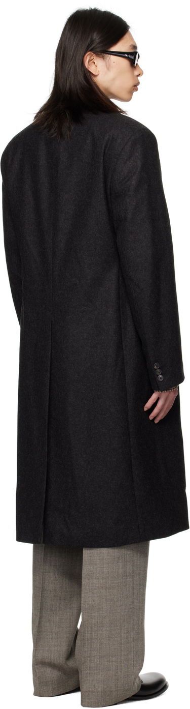 Takit OUR LEGACY OUR LEGACY Whale Double-Breasted Coat Musta | M4251WG, 2