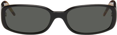 Aurinkolasit Casablanca Slim Square-Frame Tortoiseshell Temples Musta | EW-078-01, 0