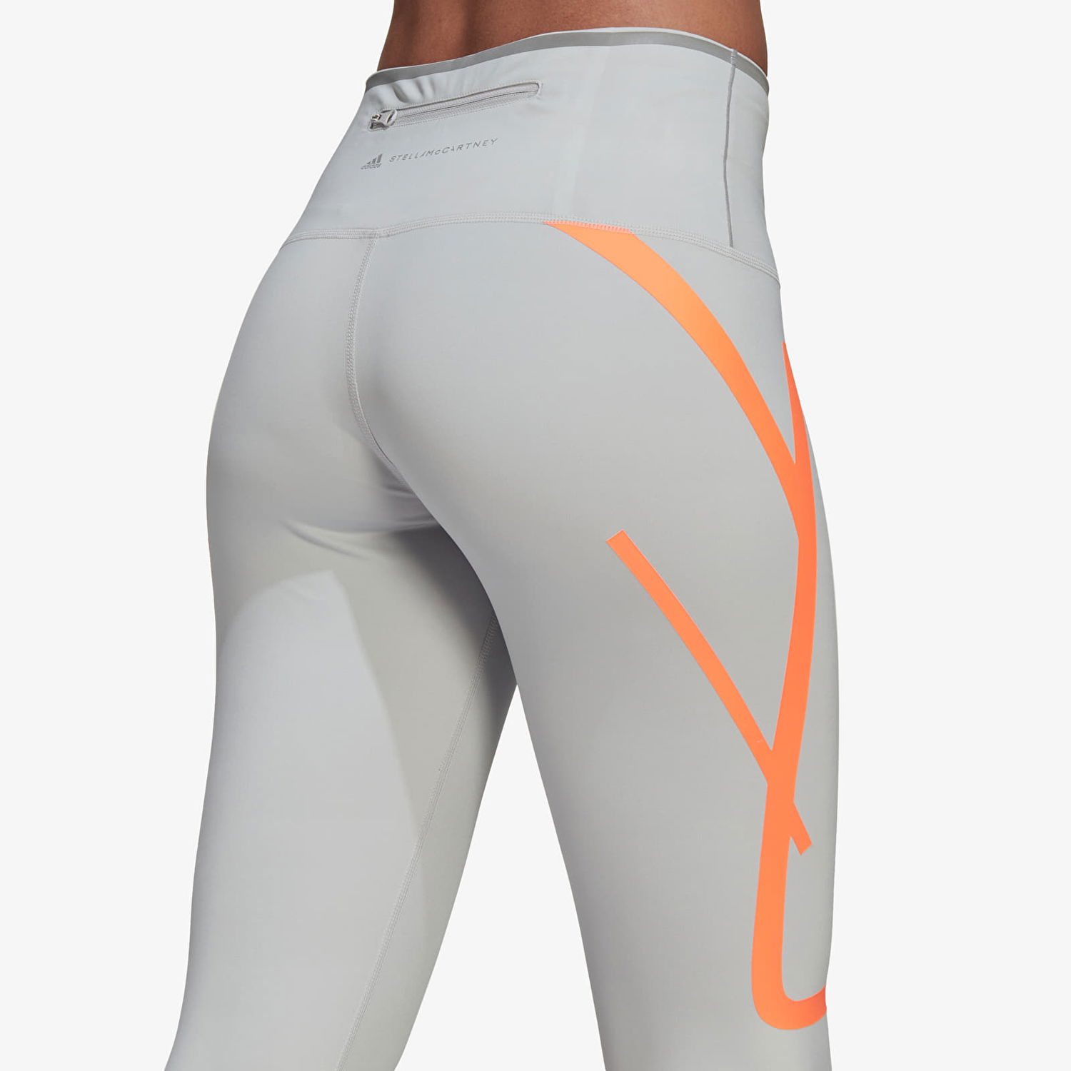 Leggingsit adidas Performance Stella McCartney x True Pace Tight Harmaa | HD9116, 1