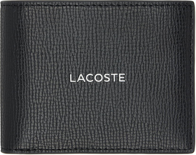 Lompakko Lacoste Printed-Logo Wallet Musta | NH5052OI_000