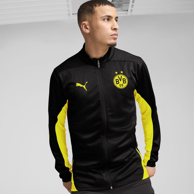 Tuulitakki Puma Borussia Dortmund Men's Training Jacket Musta | 777615_02