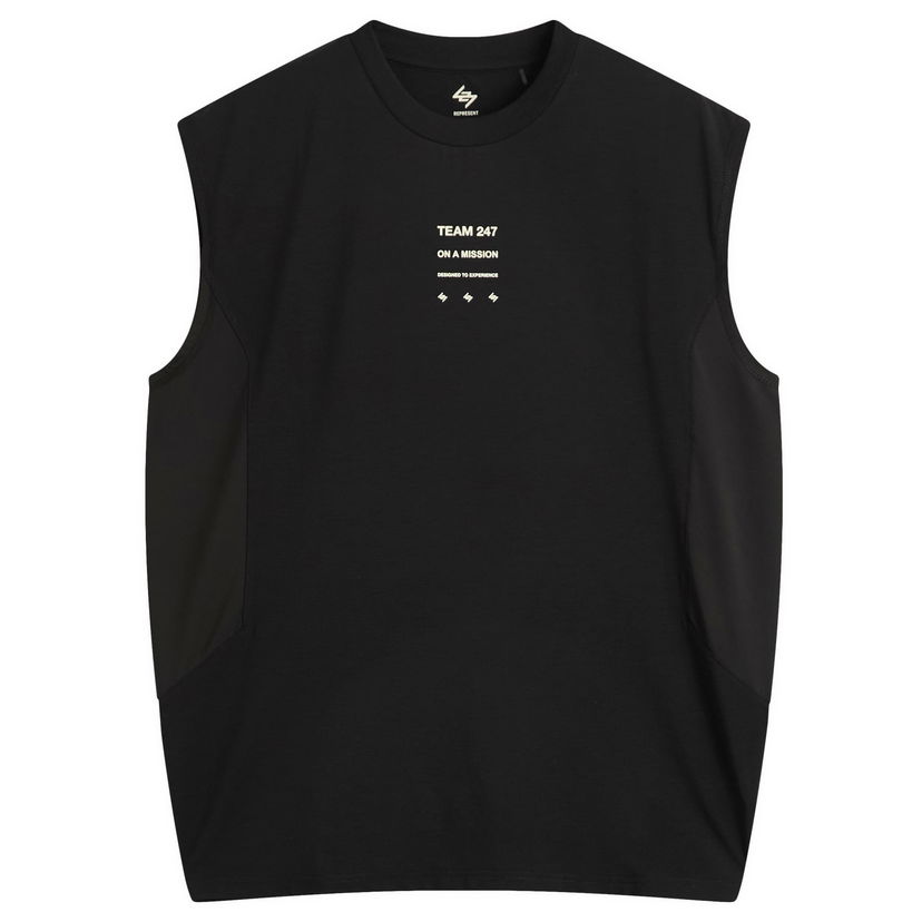 T-paita Represent Clo 247 Uprising Tank T-Shirt Musta | 247M100030-01