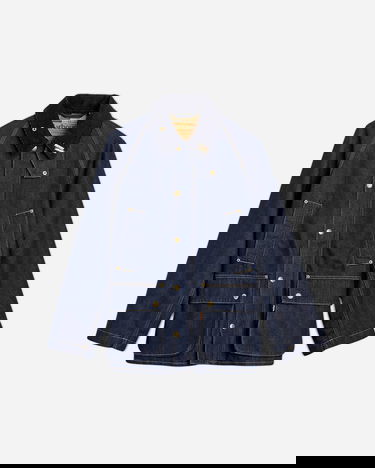 Takki Levi's Oversized Bedale Denim Jacket with Corduroy Collar Tummansininen | 003FP00000 001, 0