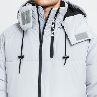 Puffer takki CALVIN KLEIN Oversized Puffer Jacket Harmaa | J30J318679 PS8, 1