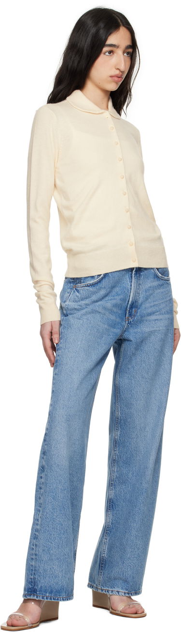 Villapaita GUIZIO Guizio Delphine Knit Cardigan Beige | S25119S020, 3