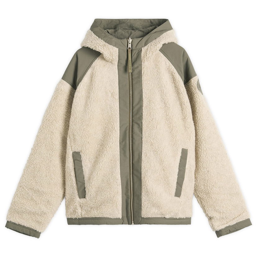Bomber-takki Canada Goose Alberni Reversible Fleece Bomber Jacket Beige | 7067M-9441