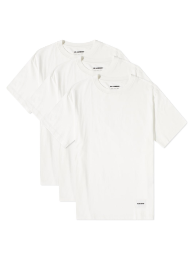 T-paita Jil Sander 3 Pack Tee Valkoinen | J47GC0001-J45048-100