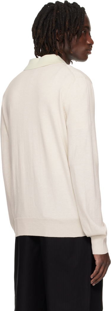 Villapaita A.P.C. A.P.C. Gabin Anchor Logo Knit Sweater Beige | COGDK-H23412, 2