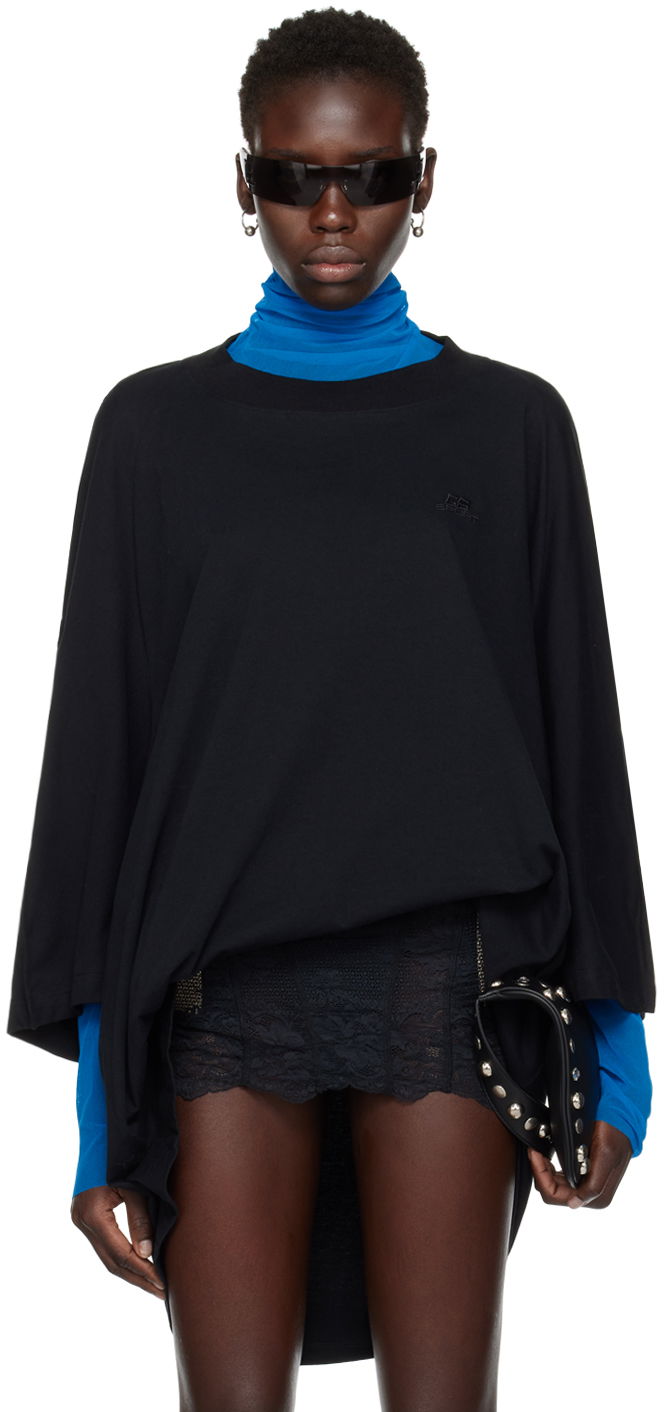T-paita Jean Paul Gaultier Jean Paul Gaultier Shayne Oliver Edition Oversized T-Shirt Musta | 24/27-U-TS068B-J063-00A