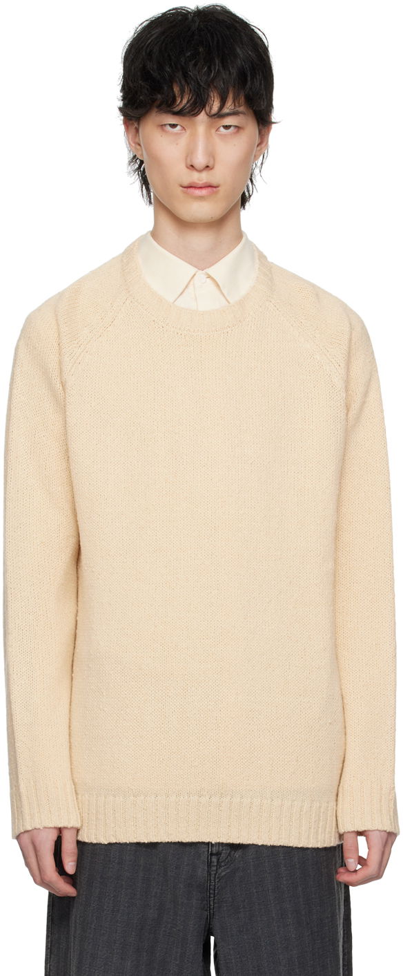 Villapaita Won Hundred Otis Knit Sweater Beige | 2779-11084