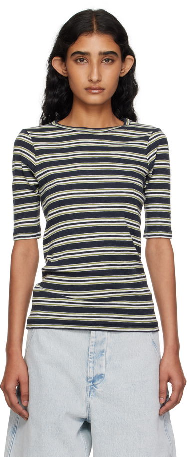 T-paita YMC YMC Striped Tee Tummansininen | Q6YMK, 0