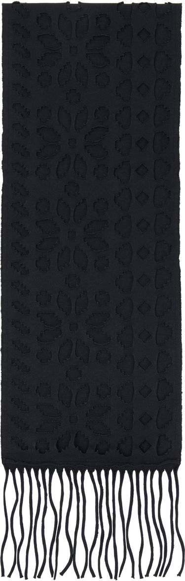 Huivi OUR LEGACY Our Legacy Tore Fringed Scarf Musta | A4258TC, 0