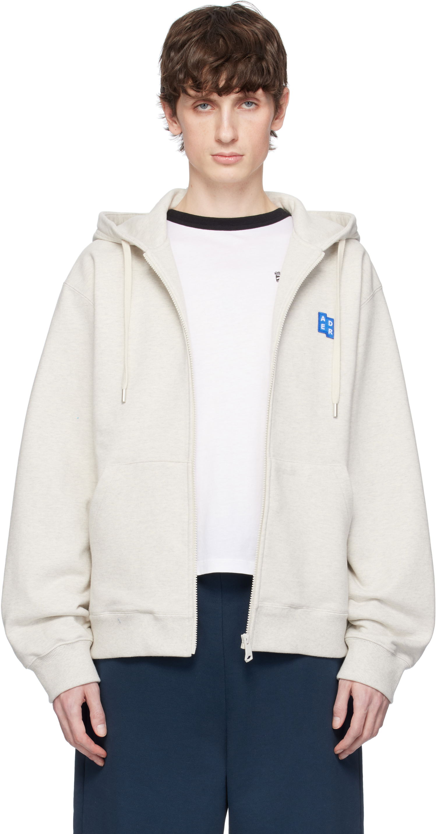 Huppari ADER ERROR ADER error TRS Tag 01 Zip-Up Hoodie Harmaa | BO42FYHD0401OT, 0