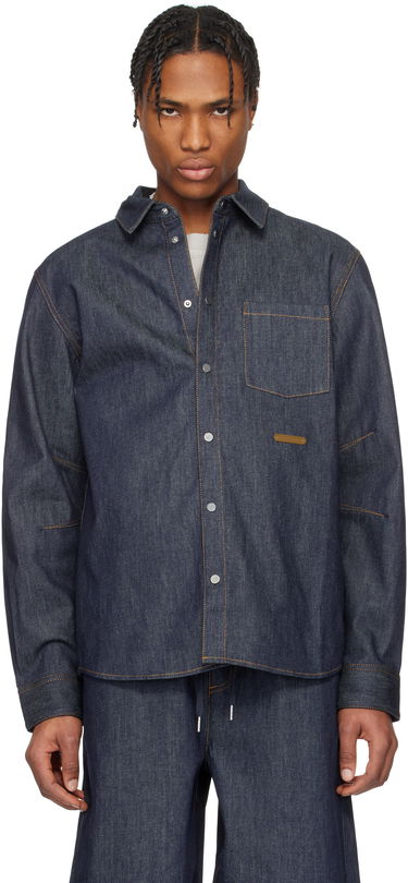 Paita Helmut Lang Helmut Lang Curved Classic Denim Shirt Sininen | O09DM501, 0