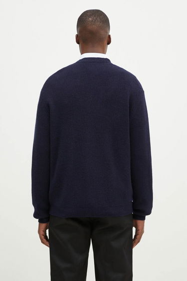 Villapaita MAISON KITSUNÉ Ribbed Cardigan With Logo Patch Vihreä | NM00501KT1093, 2